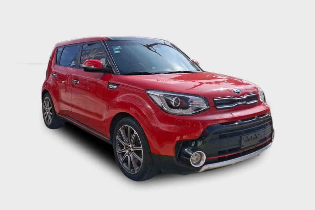 2018 Kia Soul 5p SX 1.6T 202 HP TA6 Aut f. led xenón RA-18